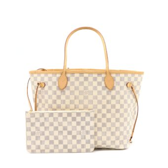 Louis Vuitton Neverfull MM Damier Azur Canvas GHW