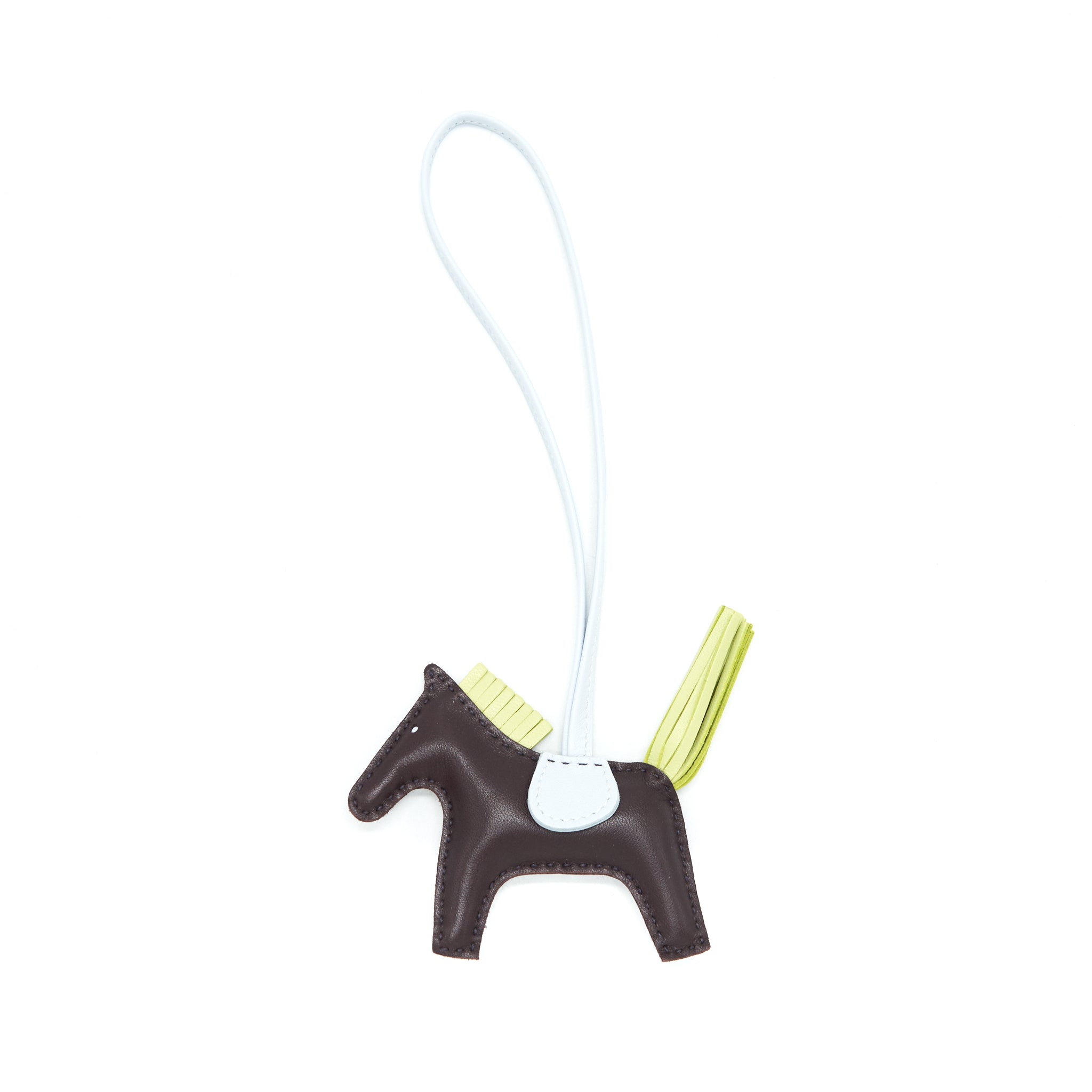 Hermes Rodeo PM Charm Multi color Dark Purple/ light Green/ Blue pale