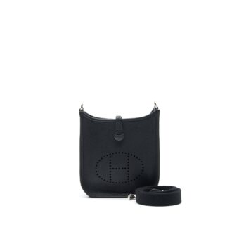 Hermes mini Evelyne black SHW Stamp Y