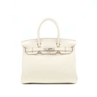 Hermes Birkin 30 Togo Craie SHW Stamp Z