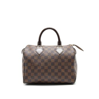 LOUIS VUITTON SPEEDY 25 DAMIER EBENE IN CANVAS
