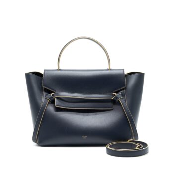 CELINE MINI BELT BAG IN Navy / Beige