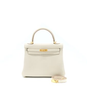Hermes Kelly 25 Togo 8L Benton GHW Stamp U