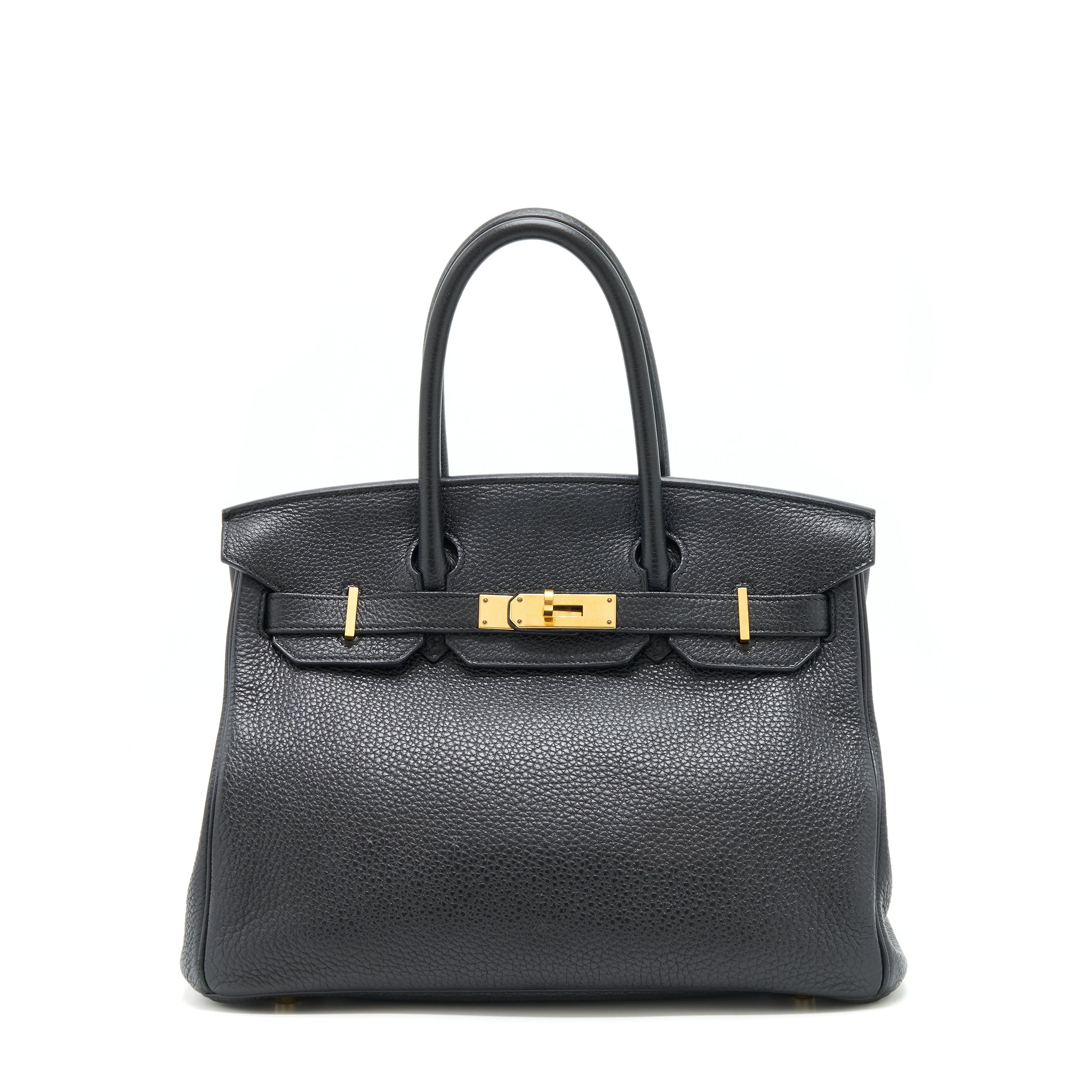 Hermes Birkin 30 Black GHW stamp A