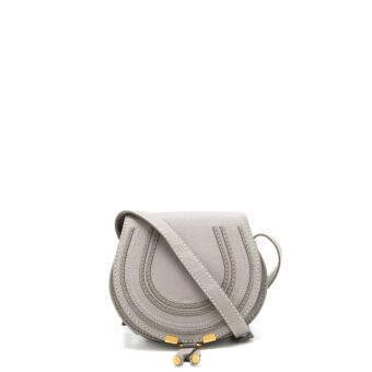 Chloe Marcie Saddle Mini Bag Grey