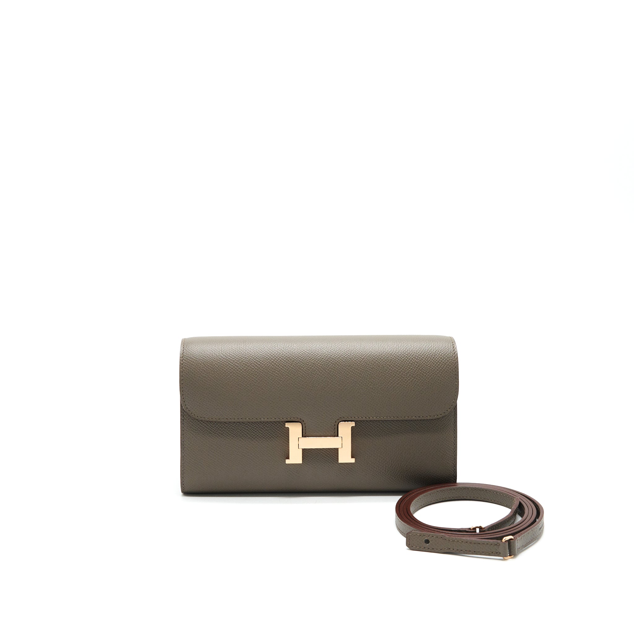 Hermes constance to go 8F Gris Etain RGHW