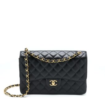 Chanel Classic Jumbo Flap Bag Caviar Black GHW