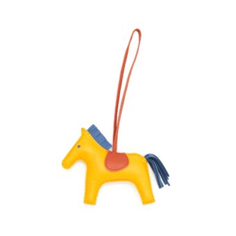 Hermes Rodeo MM Jaune Deoro/ Azul Agate/Cornaline