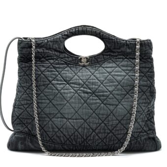 Chanel 31 Bag Danim Grey SHW