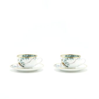 Hermes carnet d'equateur tea cup and saucer