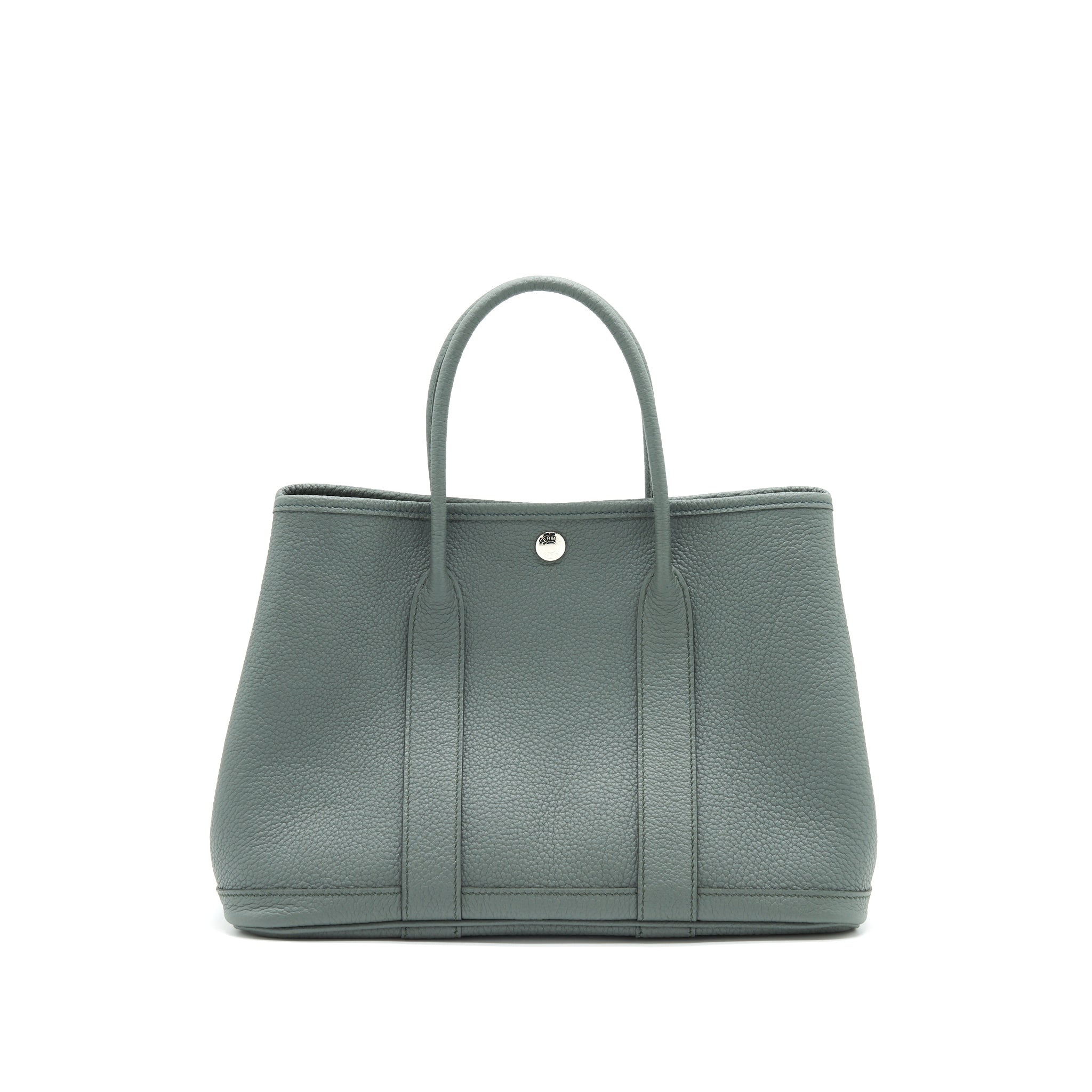 Hermes Garden Party 30 Vert Amande SHW Stamp Y