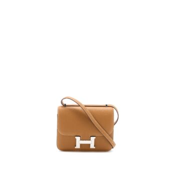 Hermes Mini Constance Epsom Gold SHW Stamp Y