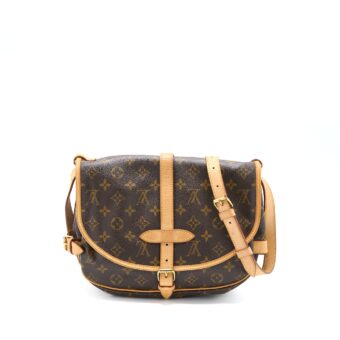 Louis Vuitton Double Side Crossbody Bag Monogram Canvas GHW