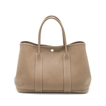 Hermes Garden Party 36 Negonda Etoupe SHW Stamp C