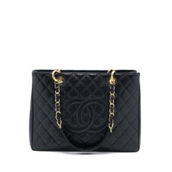 Chanel Grand Shopping Tote Bag Caviar Black GHW