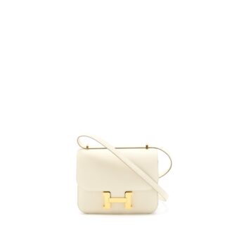 Hermes Mini Constance Epsom Craie GHW Stamp U (New Version)