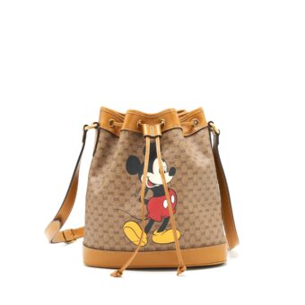 Gucci × Disney Micky mouse Bucket Bag GHW