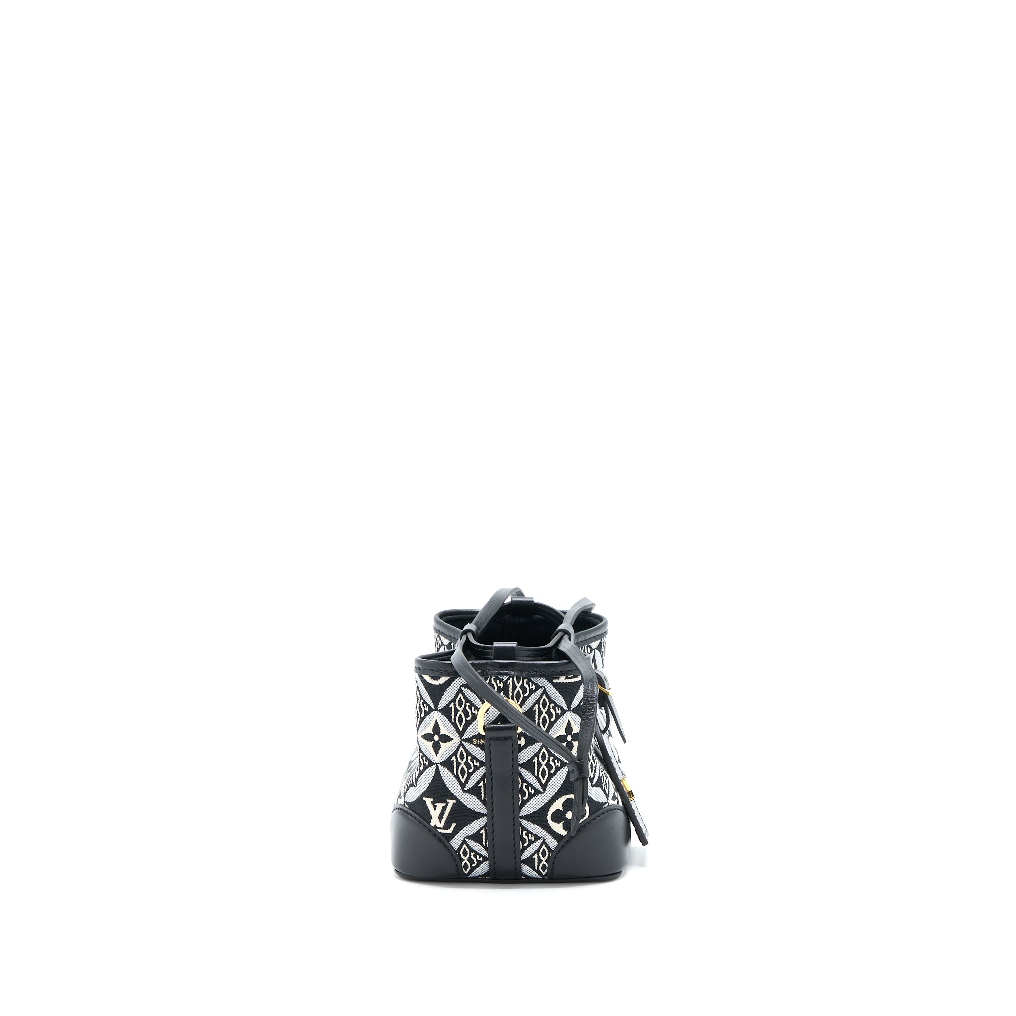 Louis Vuitton Since 1854 Noe Purse Canvas/Leather Black/Multicolour GHW - Image 4