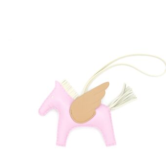 Hermes Rodeo Pegase MM Mauve/Craie/Chai