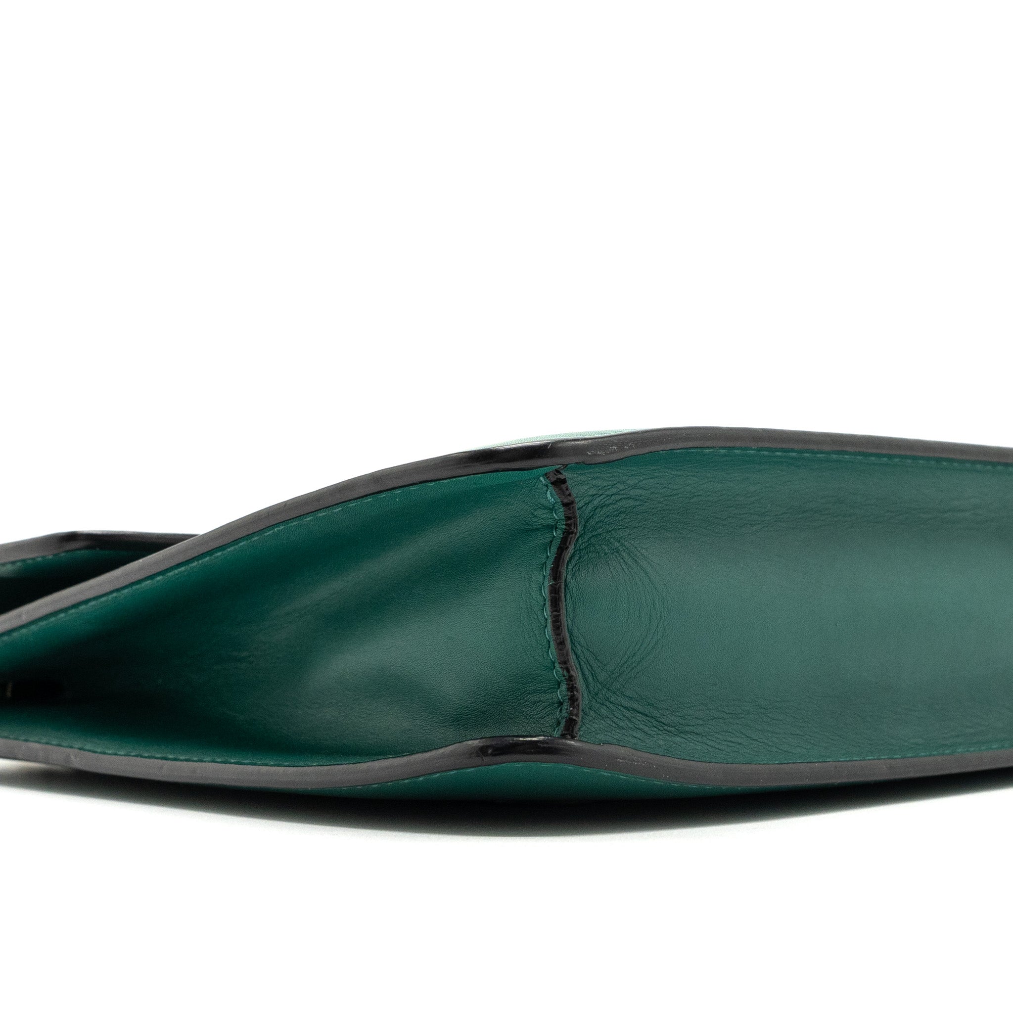Bvlgari Serpenti Forever Chain Bag Calfskin Green LGHW - Image 12