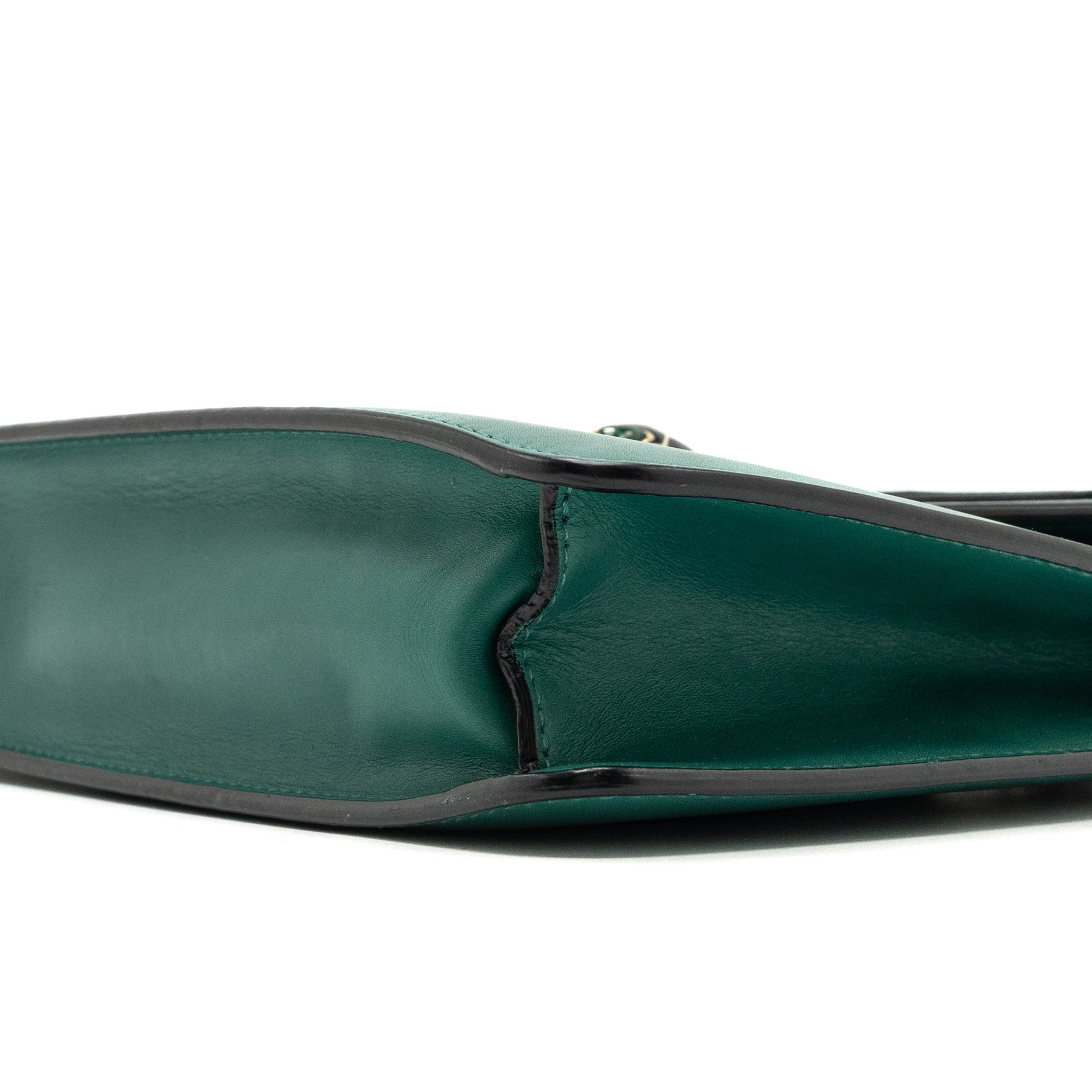 Bvlgari Serpenti Forever Chain Bag Calfskin Green LGHW - Image 13