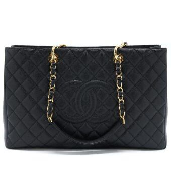 Chanel Grand Shopping Tote XL Caviar Black GHW