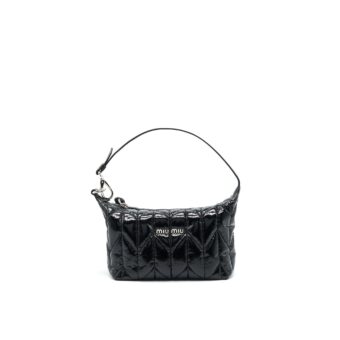 Miu Miu Spirit Cire Mini Bag Black SHW