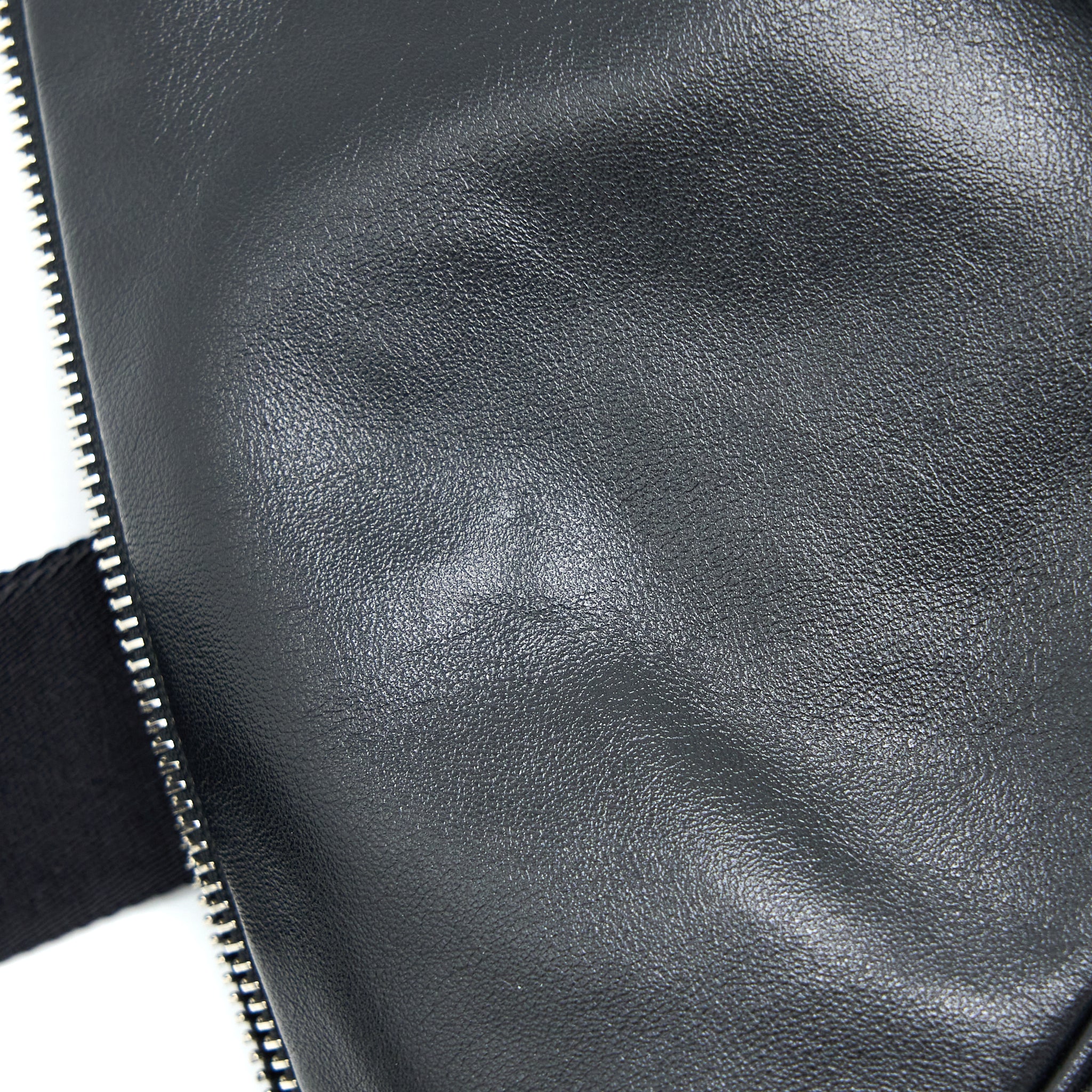 Prada Triangle Leather Shoulder Bag Black SHW - Image 9