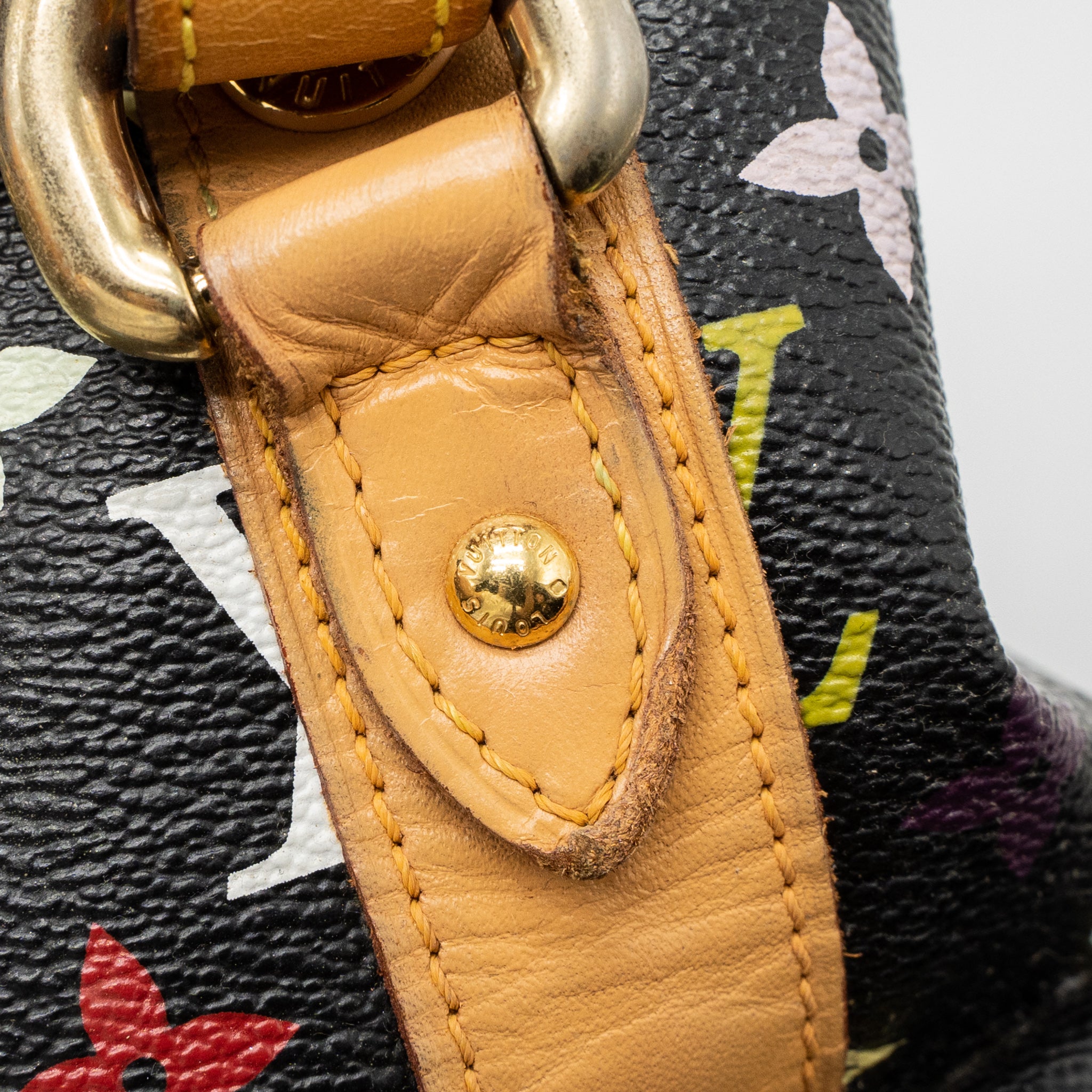 Louis Vuitton Petit Noe Black Multicolour Monogram Canvas GHW - Image 8