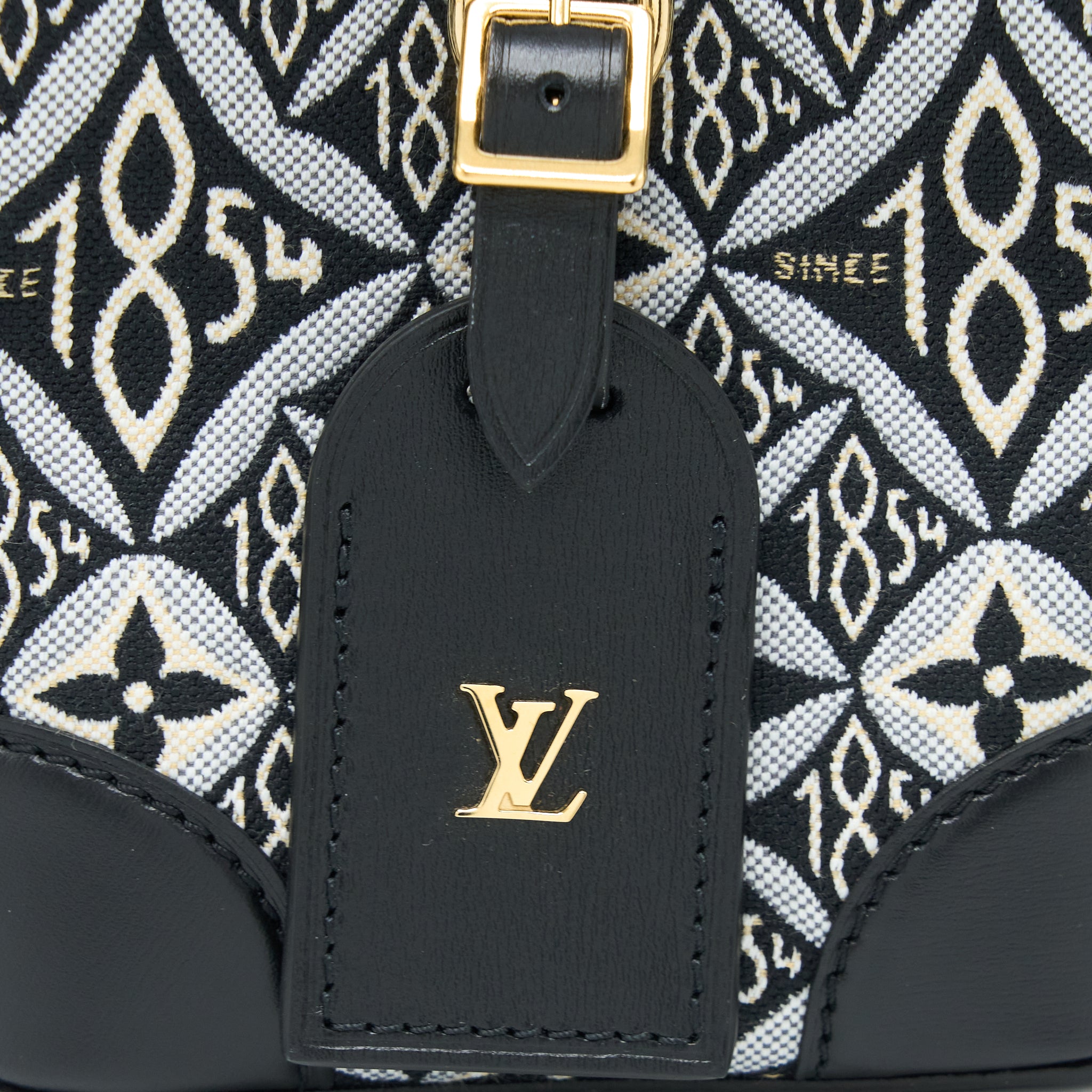 Louis Vuitton Since 1854 Noe Purse Canvas/Leather Black/Multicolour GHW - Image 7