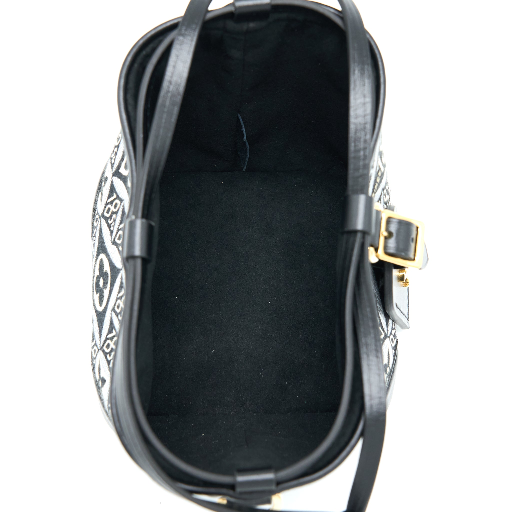 Louis Vuitton Since 1854 Noe Purse Canvas/Leather Black/Multicolour GHW - Image 6