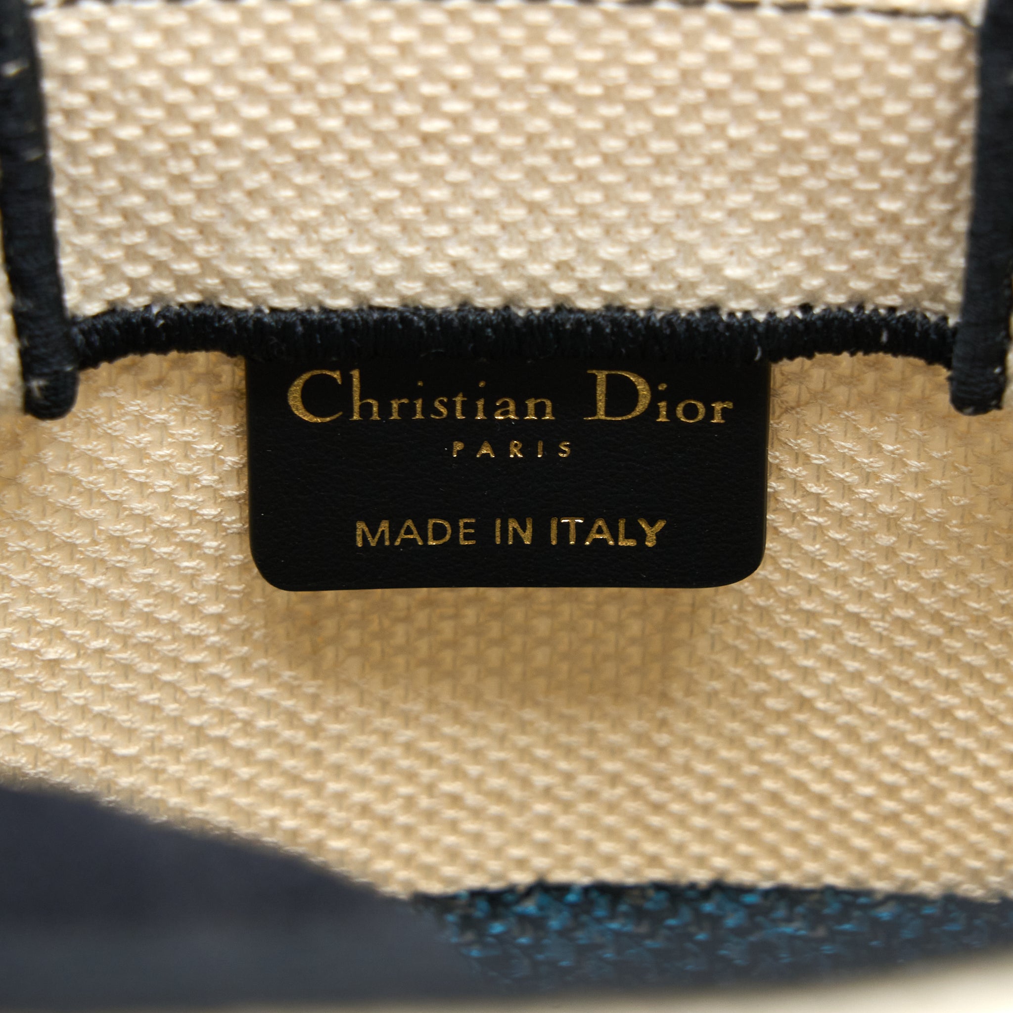 Dior Vertical Book Tote Lucky Star Embroidery White/Multicolour - Image 9