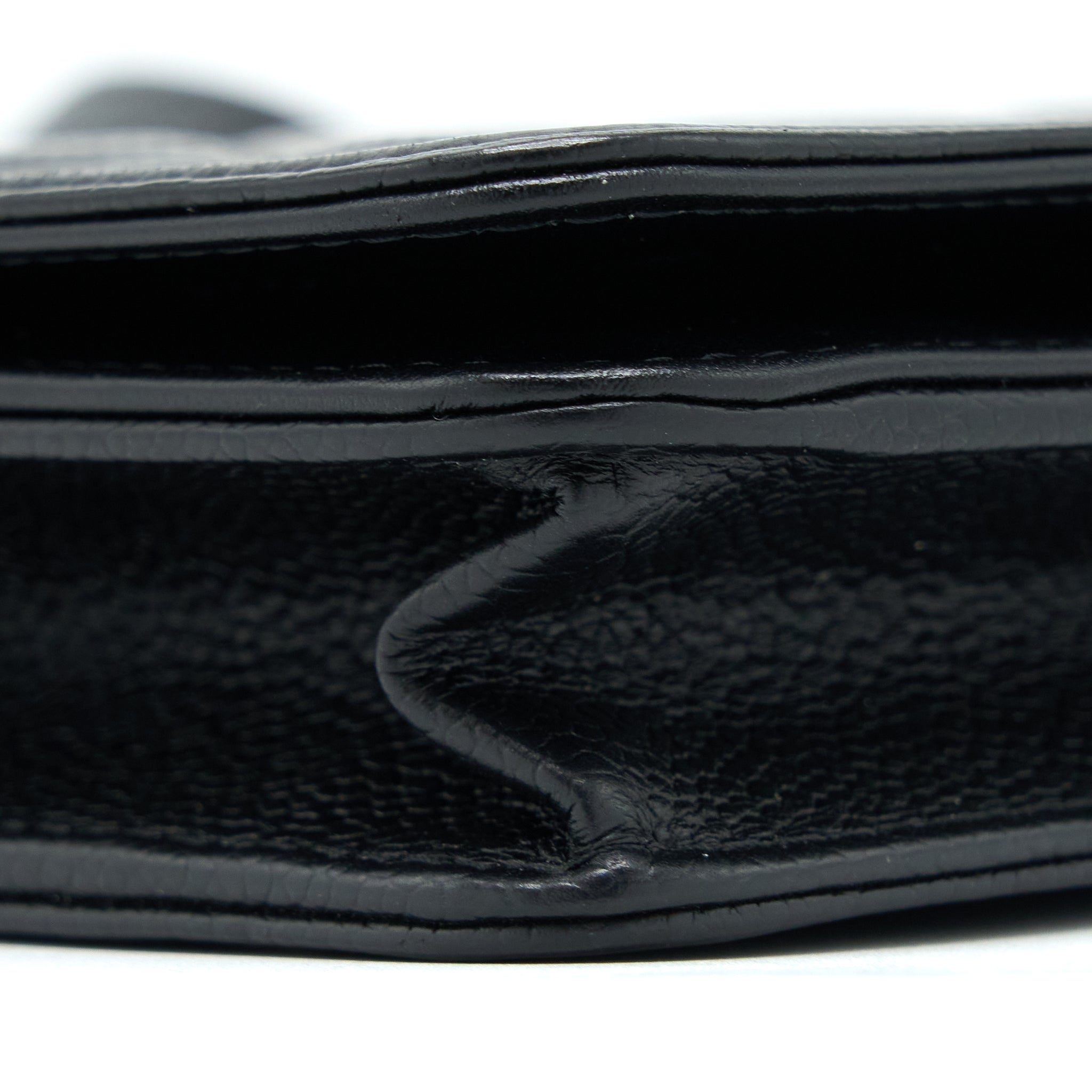 Chanel Boy Wallet On Chain Caviar Black LGHW - Image 9