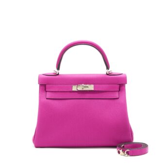 Hermes Kelly 28 Togo L3 Rose Purple SHW Stamp C