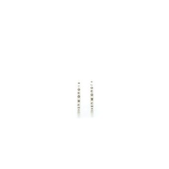 Chanel 2022 Costume Casual Style Earring Black / White