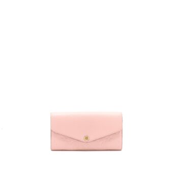 Louis Vuitton Sarah Wallet Monogram Empreinte Light Pink GHW