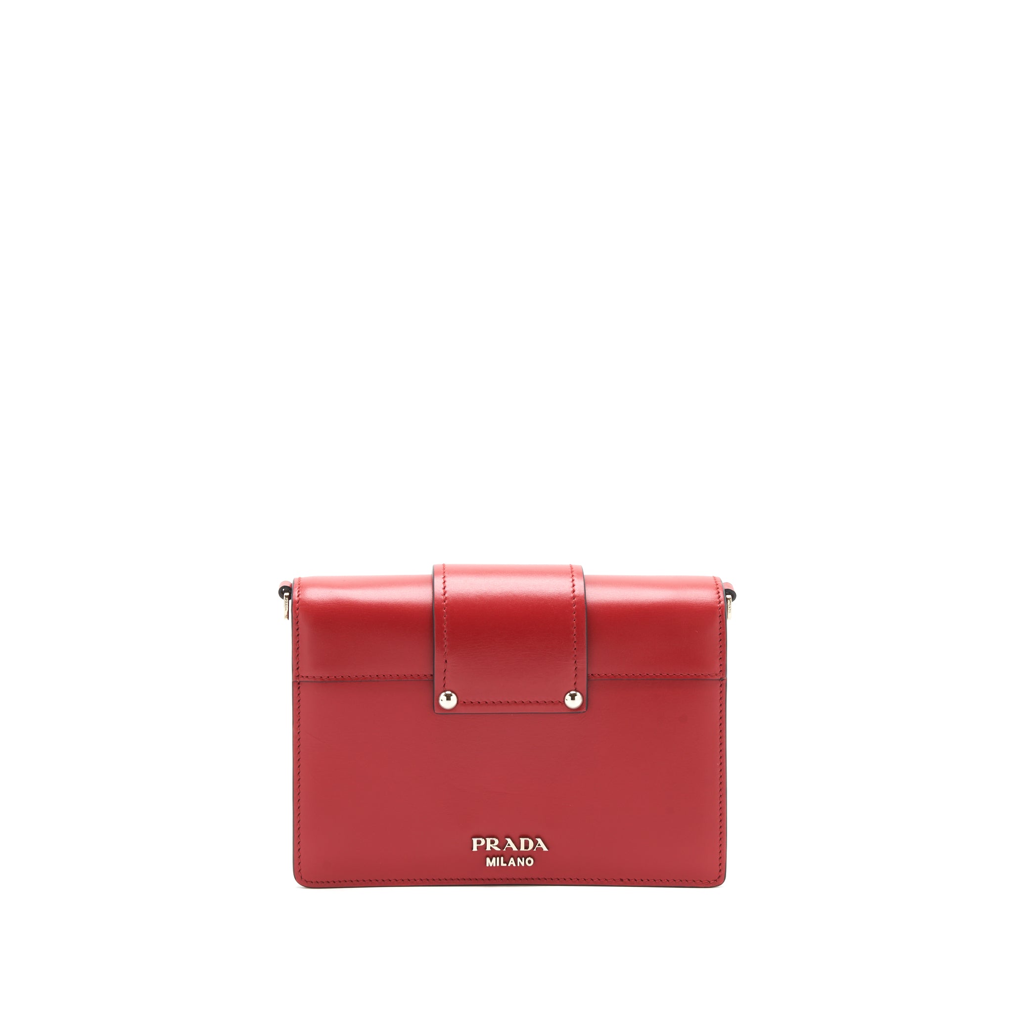 Prada Plex Ribbon Bag Red GHW - Image 2