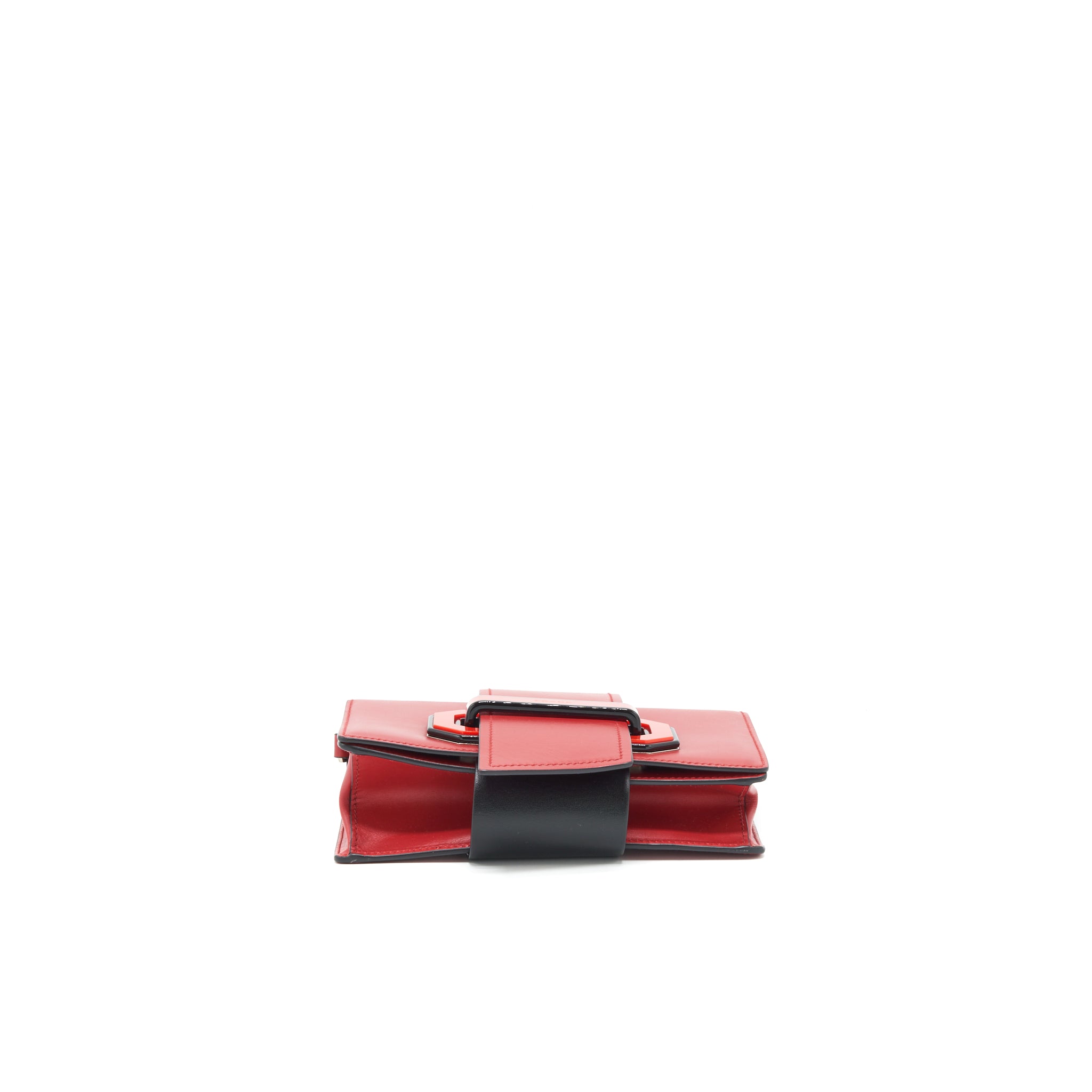 Prada Plex Ribbon Bag Red GHW - Image 5