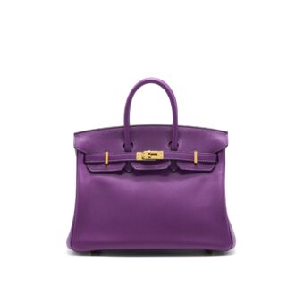 Hermes Birkin25 Swift Leather P9 Anemone GHW