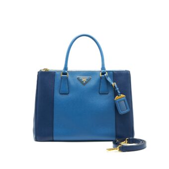 PRADA SAFFIANO TOTE BAG BLUE & NAVY
