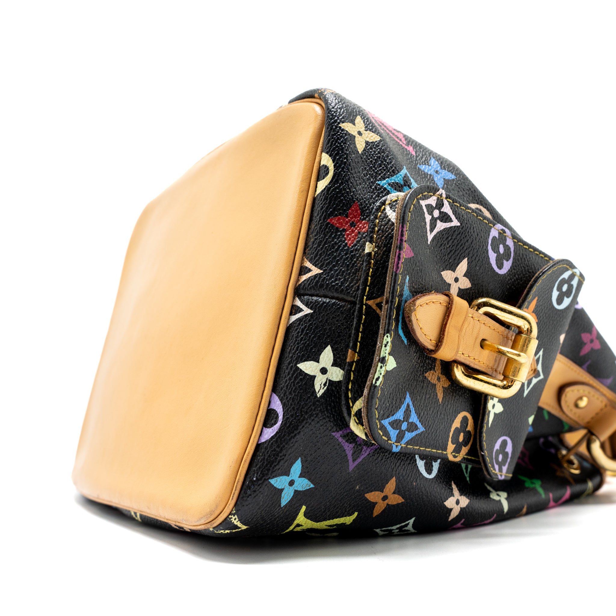 Louis Vuitton Petit Noe Black Multicolour Monogram Canvas GHW - Image 11