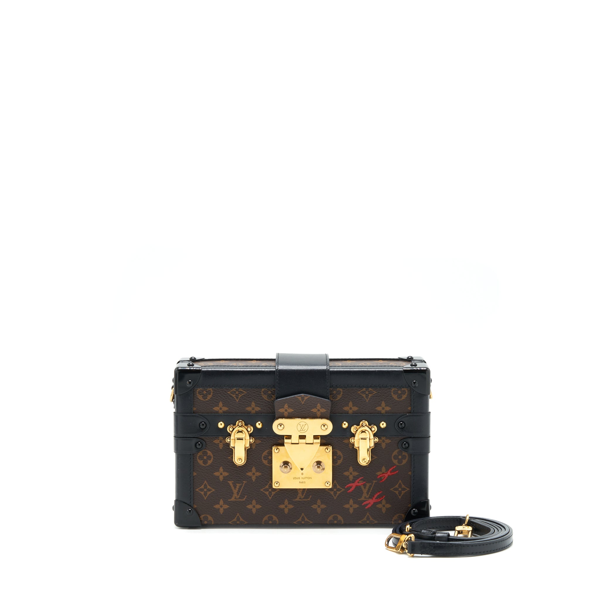 Louis Vuitton Petite Malle Monogram Canvas GHW