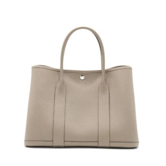 Hermes Garden Party 36 Country M8 Gris Asphalt SHW Stamp D