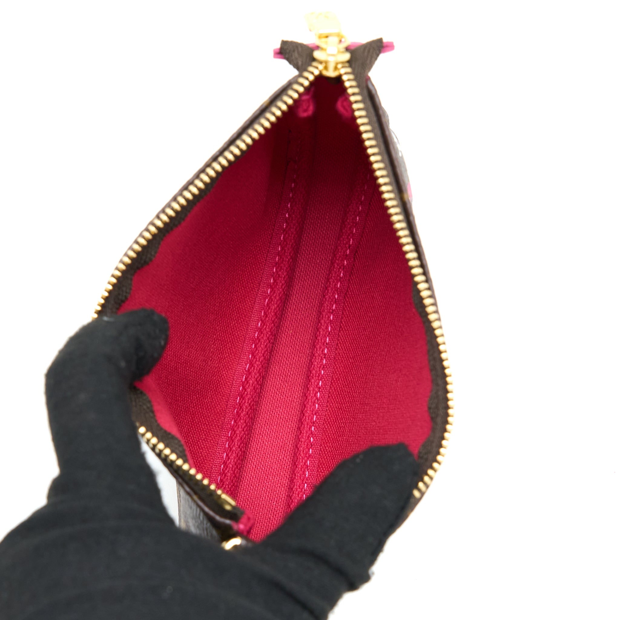 Louis Vuitton 2019 Limited Mini Pochette Accessories Monogram Canvas GHW - Image 3