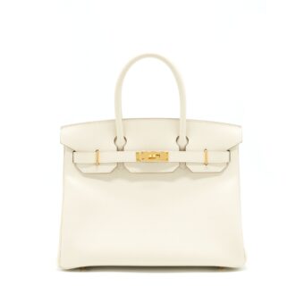 Hermes Birkin 30 Epsom Craie GHW Stamp C