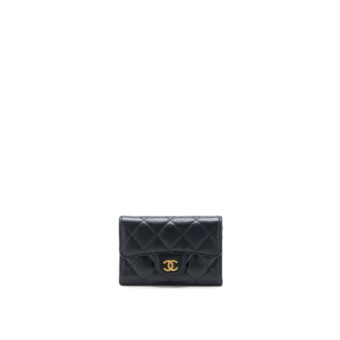 Chanel Classic Flap Cardholder Caviar Black GHW