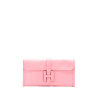 Hermes Jige Elan 29 Clutch Epsom Rose Confetti Stamp Square R