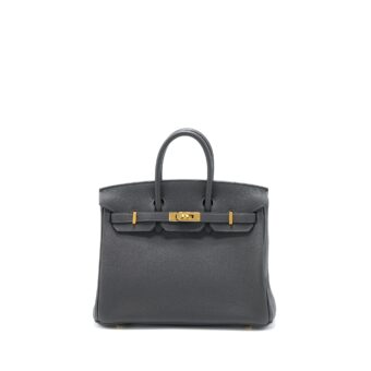 Hermes Birkin 25 Togo Graphite GHW Stamp A