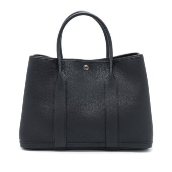Hermes Garden Party 36 Negonda Black SHW Stamp Y
