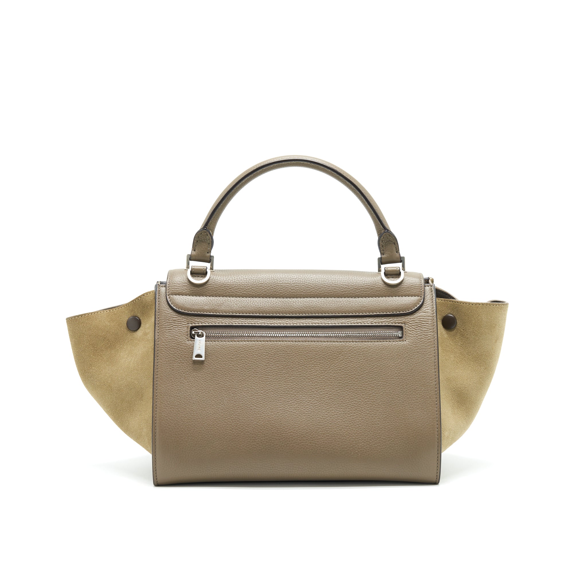CELINE SMALL TRAPEZE BAG LIGHT GREY SHW - Image 2